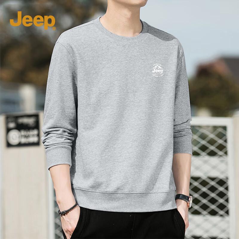 JEEP Men s Heavyweight Letter Print Pullover Hoodie 5XL
