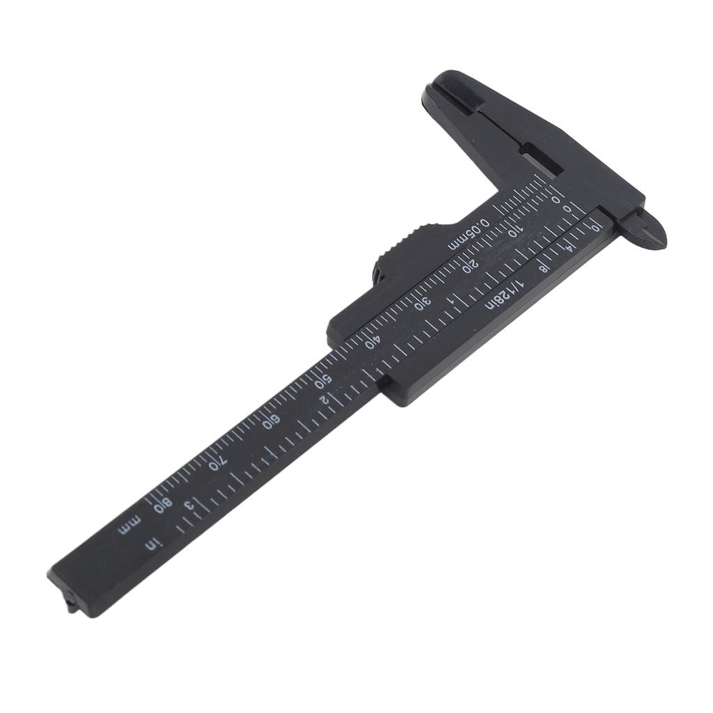 10Pcs 80mm Black Eyebrow Tattoo Measuring Ruler Disposable Microblading Positioning Brow Vernier Caliper Tool