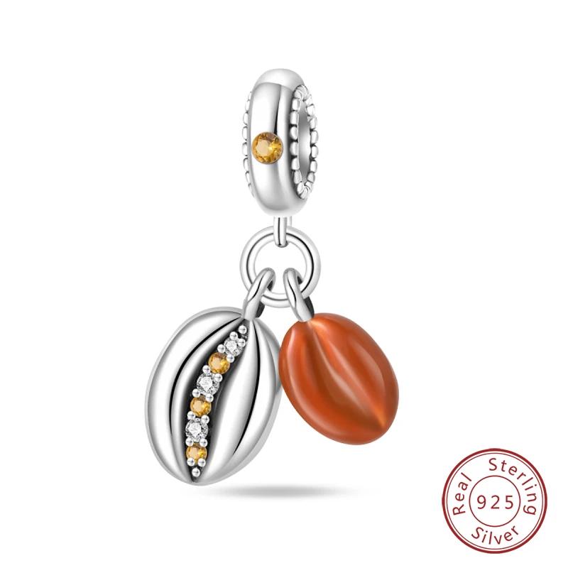 Copper Little Bear Soft Candy Coffee Strawberry Cake Afternoon Tea Charms Beads Fit Bracelets Diy Jewelry