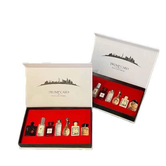 Seven-Piece Perfume Gift Set: Mini Fragrances with Long-Lasting Light Scents for Christmas Souvenir or Gift