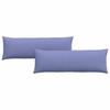 Sofa Cushions 2 Pcs Denim Blue 120 X 40 Cm Fabric