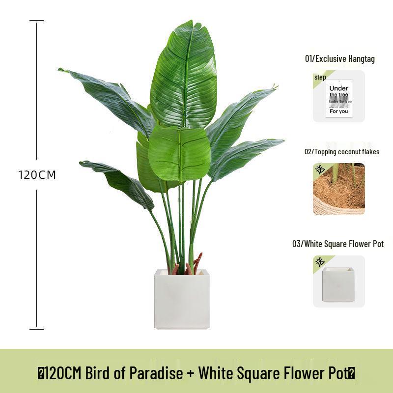 Luxurious Bionic Bird of Paradise: Large Artificial Indoor Floor Plant Decoration
