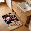 Popular Kpop Group I-IveS Girls Kitchen Mat Cheaper Anti-slip Modern Living Room Balcony Printed Modern Home Decor