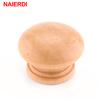 10 pezzi NAIERDI Maniglie 3.6X2.6CM Maniglie per cassetti in legno naturale Maniglie per porte guardaroba Hardware