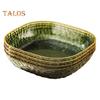 Spit Bone Dish Multi-function Thickened Base Light Luxury Style Translucent Storage Plate Home Supplies