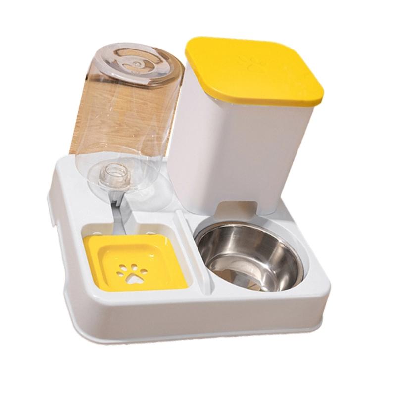 Pet Feeding Accessory Automatic Feeder and Water Bowl Large Capacity 2in1
