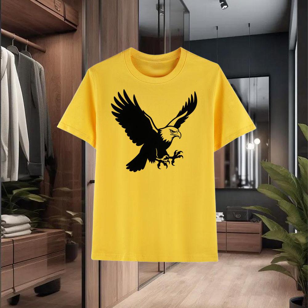 New Fashionable Loose - Fitting Men's T - Shirts 100% Pure Cotton Perfect for Summer Leisure and Highly Versatile
