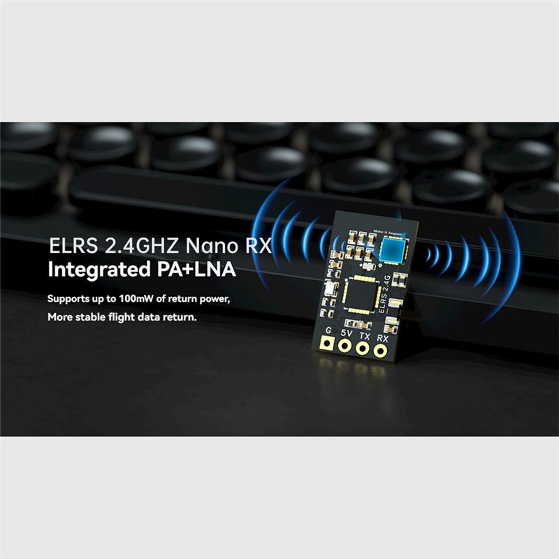 C-Convenient-ELRS Receiver 2.4Ghz NANO RX Diversity Receiver 100Mw Built-Intcxo Forrc FPV Long Range Traversing Drones Parts