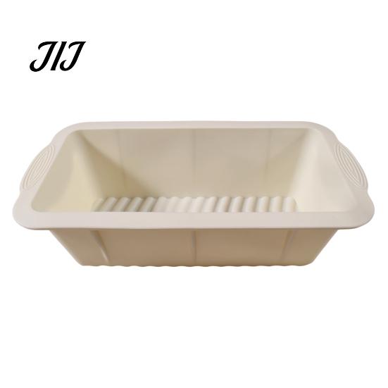 Rectangular Pound Cake Tin Silicone Toast Pan, Non-stick Multifunctional Baking Mold, Heat Resistant Loaf Pan Food Grade for Oven Microwave