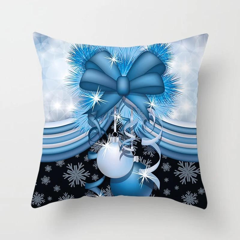 Świąteczne poszewki na poduszki do domu Świąteczne drukowane łóżko dekoracja domu poszewki na poduszki Świąteczne dekoracyjne poszewki na poduszki