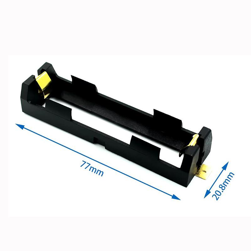 

1X 2X 3X 4X держатель для аккумулятора 18650 SMD 18650 чехол для хранения аккумулятора контейнер внешний аккумулятор с бронзовыми штифтами перезаряжаемый SMT 1 slot