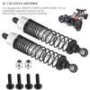 2pcs RC Car Rear Shock Absorber for HIMOTO E10MTL E10MT E10BP 1 10 Car (Silver)