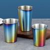 Wide Mouth Stainless Steel Cup 400/500ML Drinking Cup Wine Cup Beer Cup  Restaurant