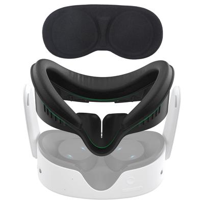 Iesooy για MetaQuest 3S Μαξιλάρι Προσώπου Βάση Διεπαφής Προσώπου Μαξιλάρι Αφρού PU Μείωση Διαρροής Φωτός VR Μαξιλάρι Αναπνεύσιμο Αποτροπή Λεκέδων Αξεσουάρ MQ3S