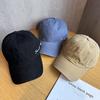 Cotton Embroidered Breathable Letter Cap With Wide Brim Sunshade Sports Outdoor