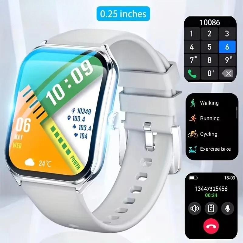 

Ultra Thin Smart Watch men 1.96 Ultra HD 466*466 Pixel Display Always Show Time Call For origina Smart watch Ladies срібний