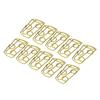50 Pcs Paper Clips Coffee Cup Shape Office Home Plastic Coated Wire Golden Yellow Paper Clips for Notebook Bookmark