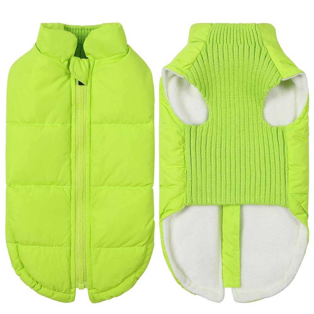 

Winter Pet Dog Jacket Windproof Warm Dogs Clothes for Small Medium Dogs Cats Puppy Down Coat Chihuahua Shih Tzu Costume Yorkies XS（old） зелений