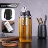Large Capacity Portable Borosilicate Glass Water Bottle