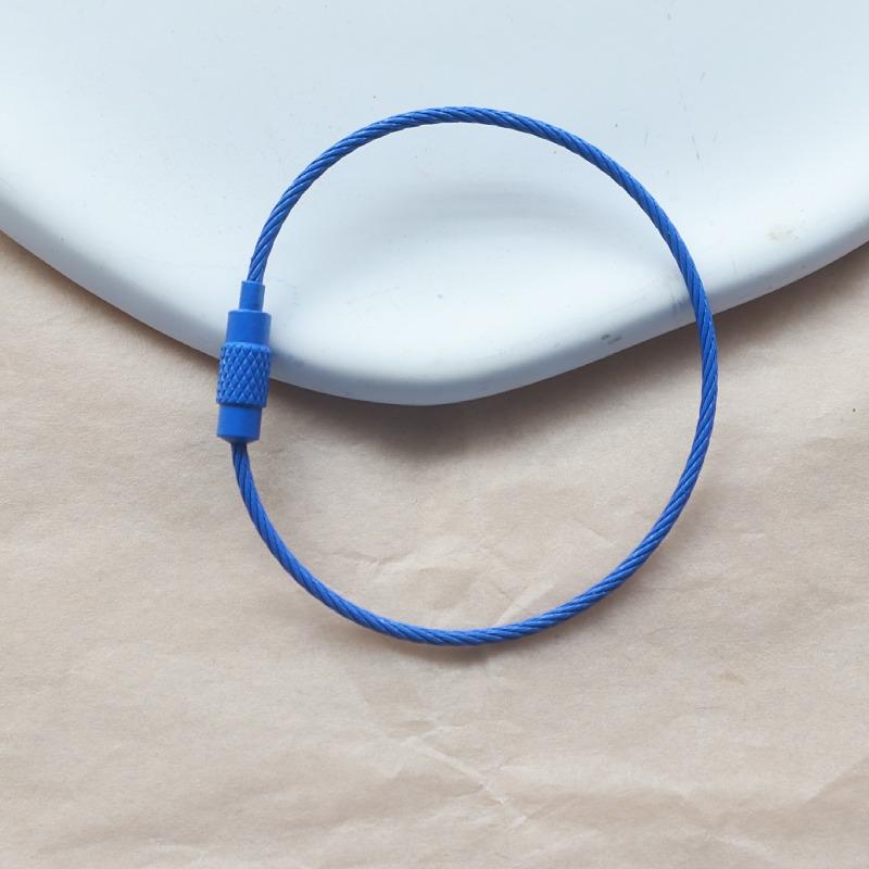 1 stk Fargerik Bagasjelappklemme i Rustfritt Stål Slitesterk og Enkel å Installere Perfekt for Reise og Daglig Bruk