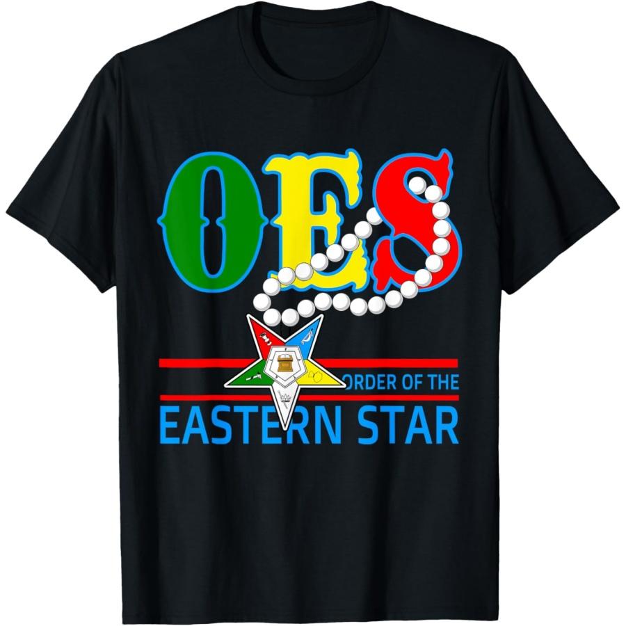 Жемчужное ожерелье OES Красивая сестра Орден Восточной Звезды Футболка S