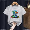 T-shirt for Boys Tayo and Little Friends Car Cartoon Print Boys T-Shirt Summer Girks Shirt Fashion Toddler Shirt ShortSleeve Top