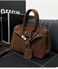  Stylish PU Tote Shoulder Bag for Women Large Capacity Retro Crossbody Bag for Daily Use