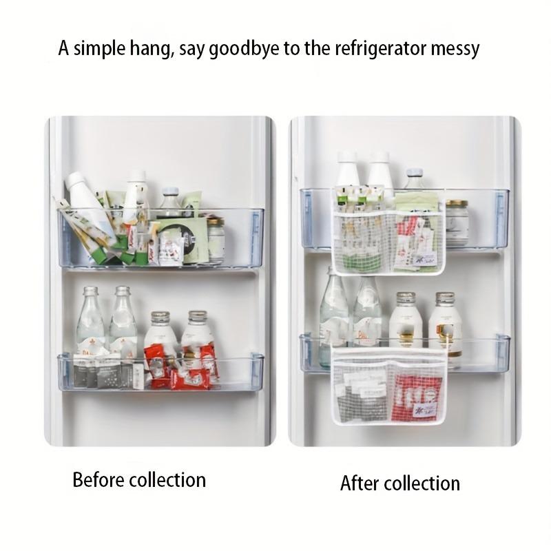 1pc Refrigerator Storage Bag, Hanging Organizer for Fridge,Two Colors To Choose From, Kitchen Accessories