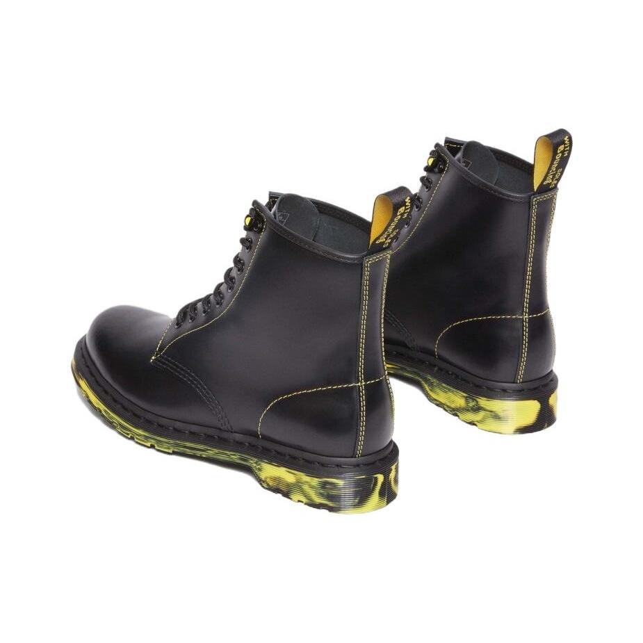 Dr. Martens Dr.Martens 1460 Marbled Sole Smooth Leather Lace Up Boots 'Black' Men's 31158001