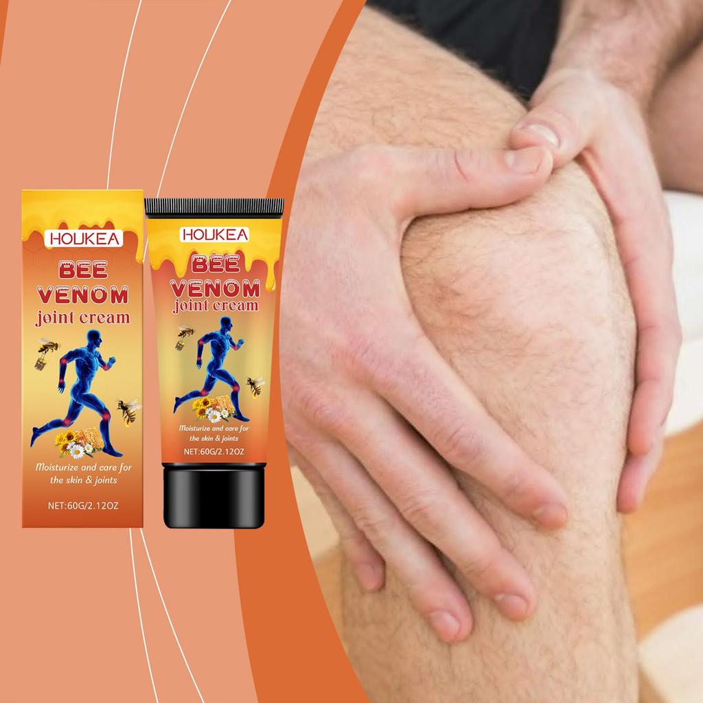 60g Bee Venom Aloe Vera Joint Care Stick Moisturizing Joint Cream Knee Nourishing Sports Care Portable