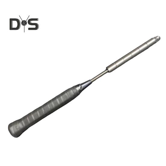 Badmintonschläger-Trainingsgerät, rutschfester Griff, realistisches Design, Edelstahlkonstruktion, Badminton-Schwungtrainer