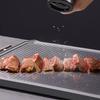 Scratch Resistant Stainless Steel Cutting Board Double Sided Use Kitchen Chopping Block  Fruits