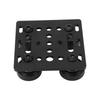 Aluminum Alloy V-Wheel Plate Pulley Kit, Low Friction   Backing Plate for CNC Machine, with Quiet Design and   Bearings