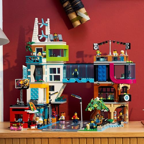 LEGO City Downtown Toys Present Birthday Blocks Christmas Boys Girls Children 8 Years Old 9 Years Old 10 Years Old Elementary School Students Town Bui