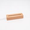 15cm Dimmable Tricolor Wooden Base with LED Lights, Acrylic Plexiglass Epoxy Resin Display Stand, USB Powered for 3D Night Light
