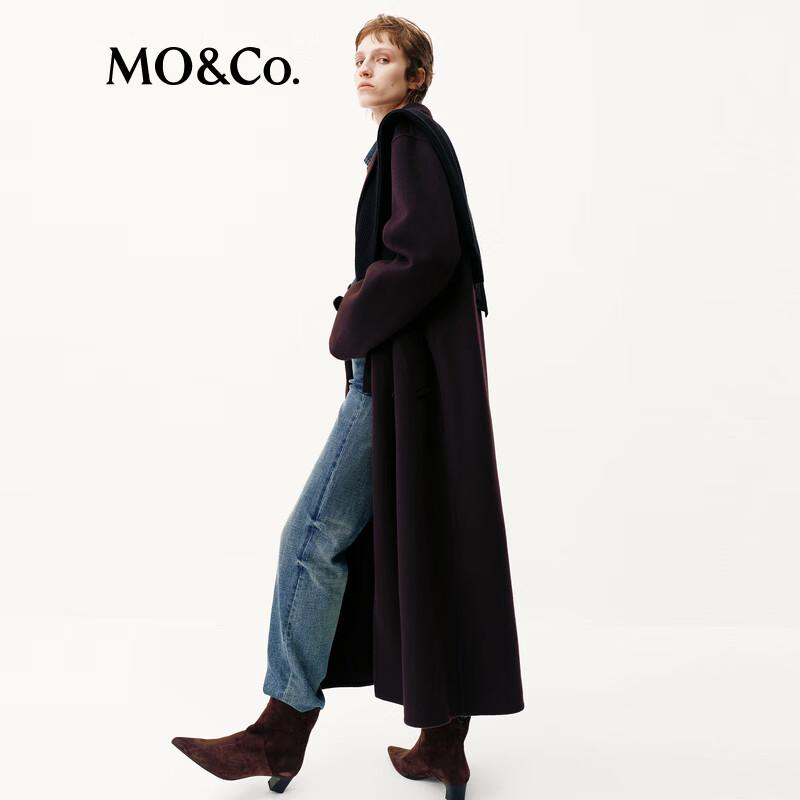 MO&Co. Women's British Style Wool Lapel Coat