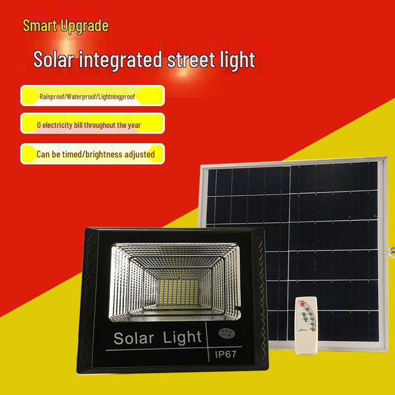 

Super Bright Solar Garden Floodlights: Auto Dusk On, Waterproof Outdoor LED Street Lights 11000M High Brightness - 450 sq.m.