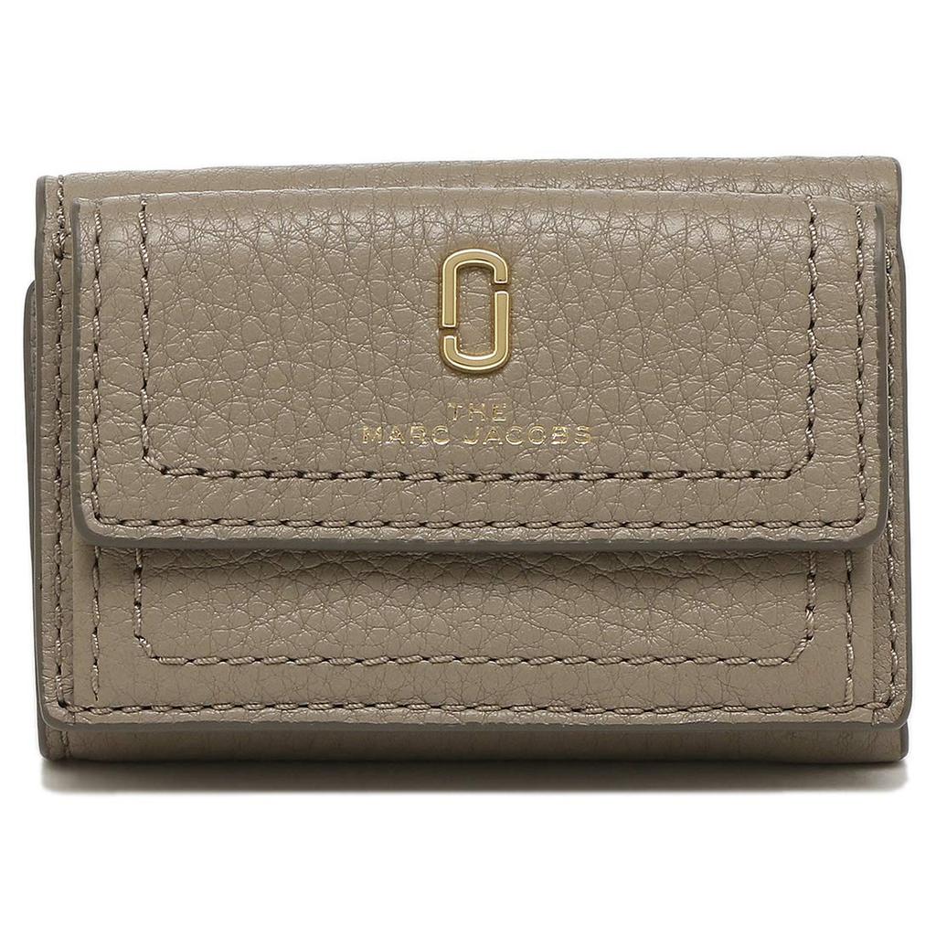 Marc Jacobs Softshot Mini Bifold M0015413 055 Gray Wallet, Women's, (5) CEMENT, [Used]
