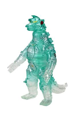 CCP Série de tamanho médio Godzilla EX Mechagodzilla Clear Green 130mm PVC pintado figura de vinil macio [5ª edição] (1974) ver. Aproximadamente.