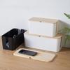 Charging Cables Management System Practical Socket Storage Case For Home Office Living Room Use Cord Organizer with Lid