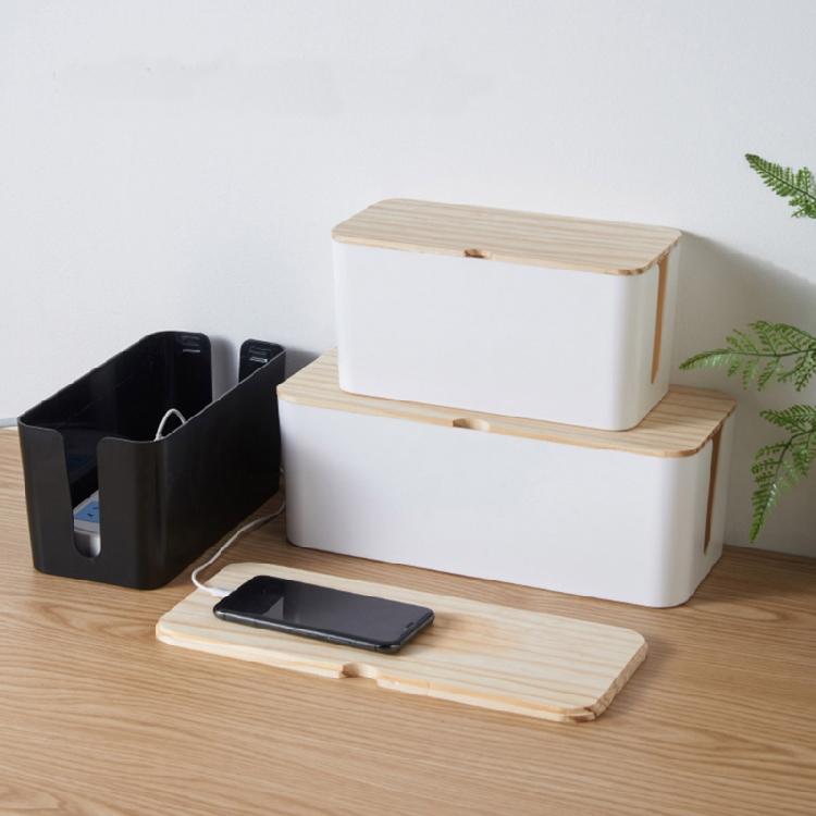 Charging Cables Management System Practical Socket Storage Case For Home Office Living Room Use Cord Organizer with Lid