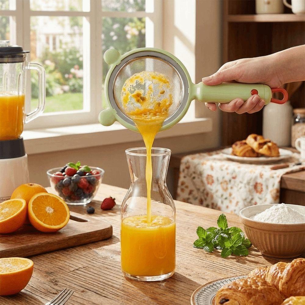 Anti-scalding Flour Strainer Detachable Soybean Milk Filter Filter Screen  Kitchen Use