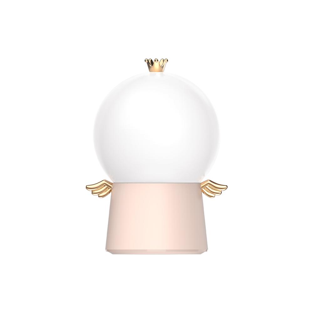 

Guardian angel projection lamp LED multifunctional fantasy starry sky rotating music night light creative children s birthday лавандовий