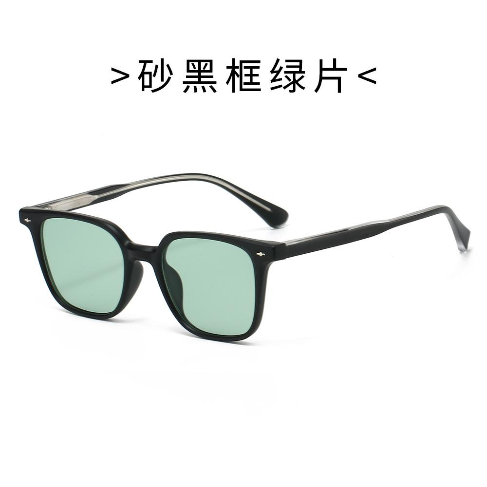 TR90 Frame Sunglasses, Unisex, Square Design, Large Frame, Slimming Effect, Suitable for Driving and Fishing