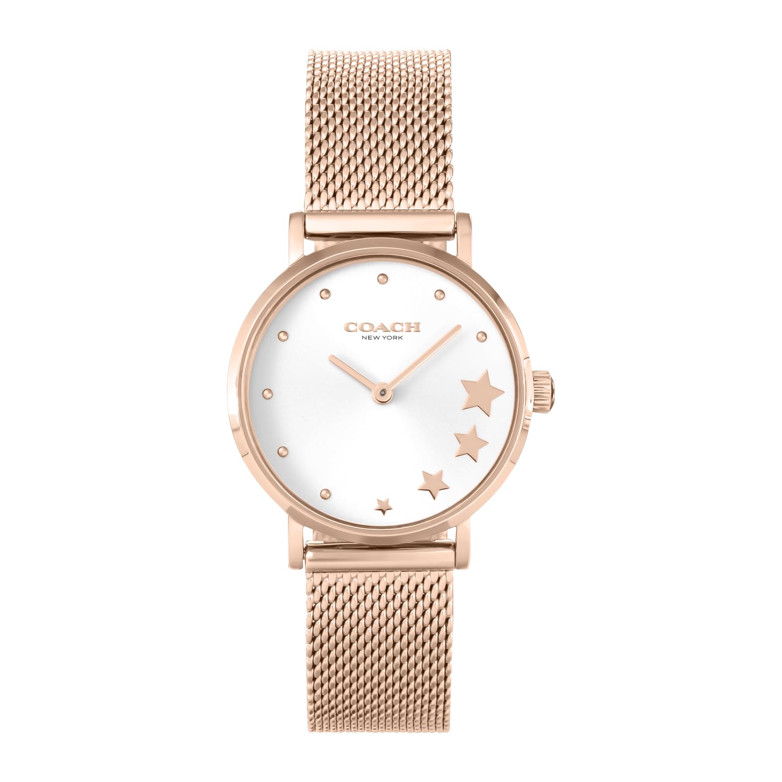 

Часы PERRY Silver Dial Stainless Steel Quartz 28MM 14503520 Rose Gold [Coach] Женские [Товар] розового золота