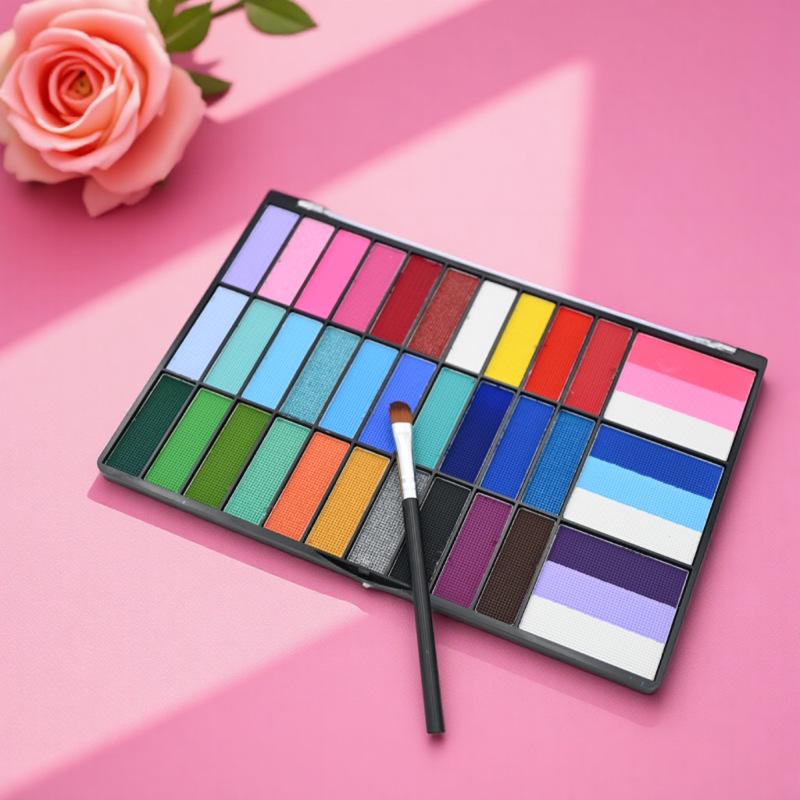 World Cup 33-Color Water-Based Face Paint Set