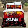 3D Печать Изысканные Покрывала с Принтом Red Dead Удобное Одеяло Пододеяльник King Queen Single Полиэстер Комплект Постельного Белья