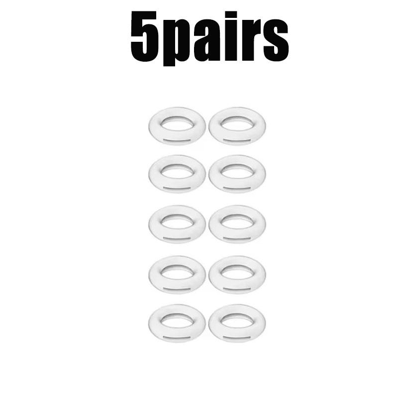 1-10pairs Silicone Mini Glasses Anti Slip Round Ear Fastener Eyeglass Invisible Grip Temple Tip Holder Spectacle Eyewear Frame