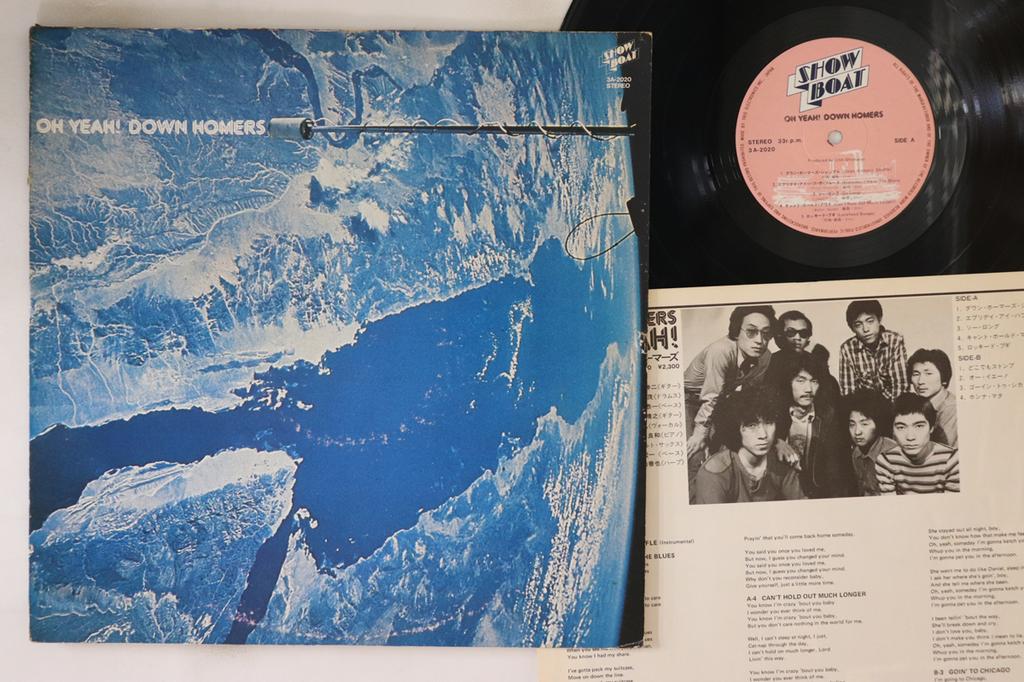 LP Record DOWN HOMERS - Oh Yeah! 3A2020 SHOWBOAT 1976 Japan Japanese Pop/Rock Used