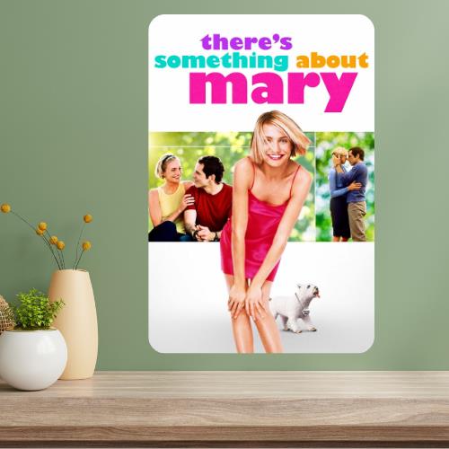 

Thereaposs Something About Mary Classic Movie Metal Poster Sign 20x30cm（7.8x11.8inch）